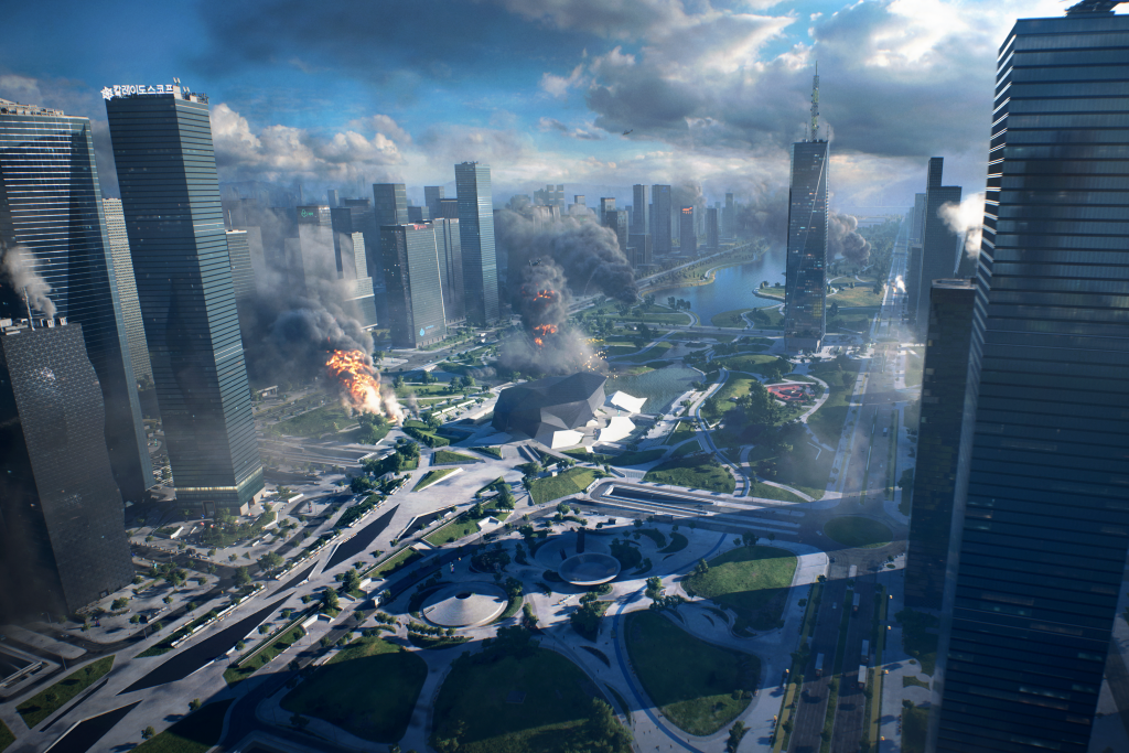 Battlefield 2042: Explosions in the middle of a city