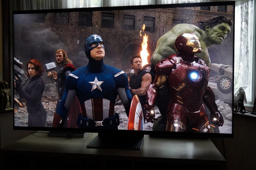 Marvel's Avengers on the Samsung QE65QN94A 4K TV