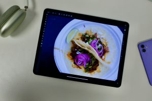 iPad Pro 2021 showing photo editing