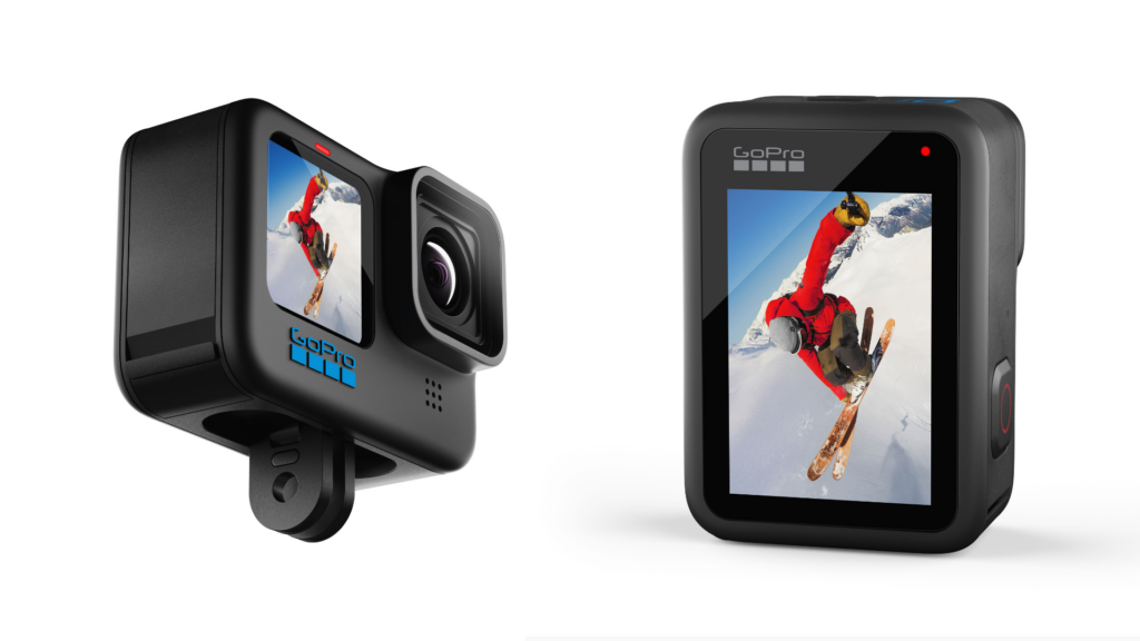 Various angles of the new GoPro Hero 10 Black