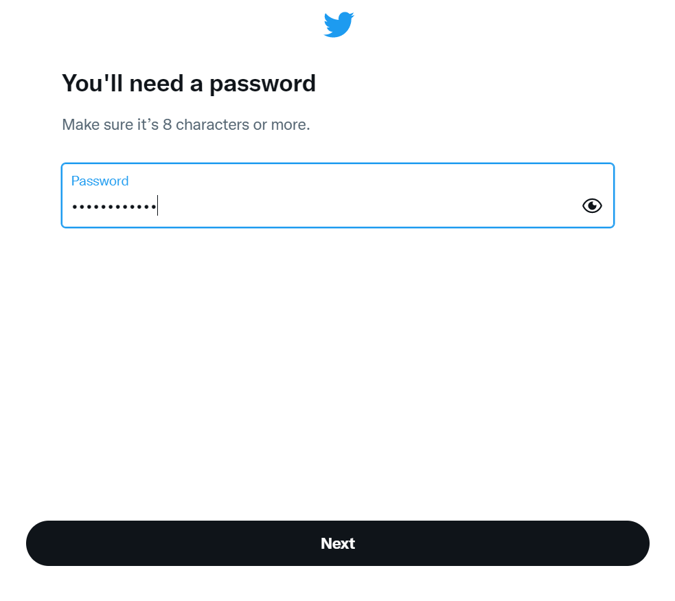 Choose a password