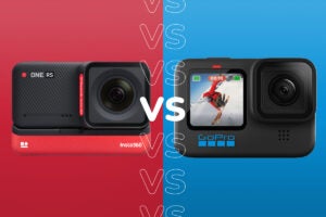 A comparison of the Insta360 One RS and the GoPro Hero 10