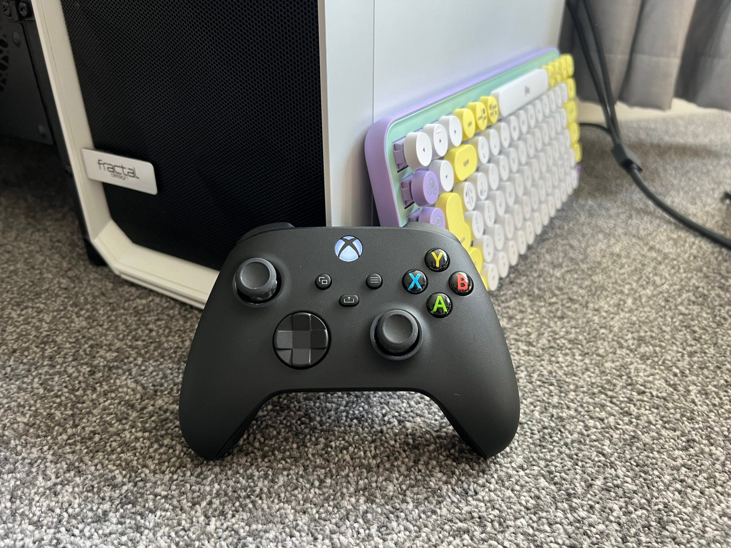 Xbox controller connected to PC